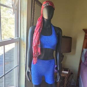 Blue Women's WorkoutSet